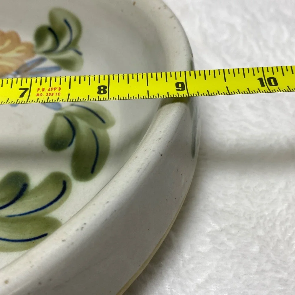 Louisville Stoneware Pies by Dottie Ceramic Pie‎ Plate Hand Painted Farmhouse